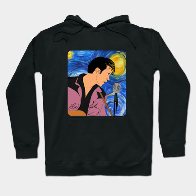 Elvis Presley design Hoodie by ARTCHAN 